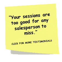 B2B Sales Connections Webinar training testimonial