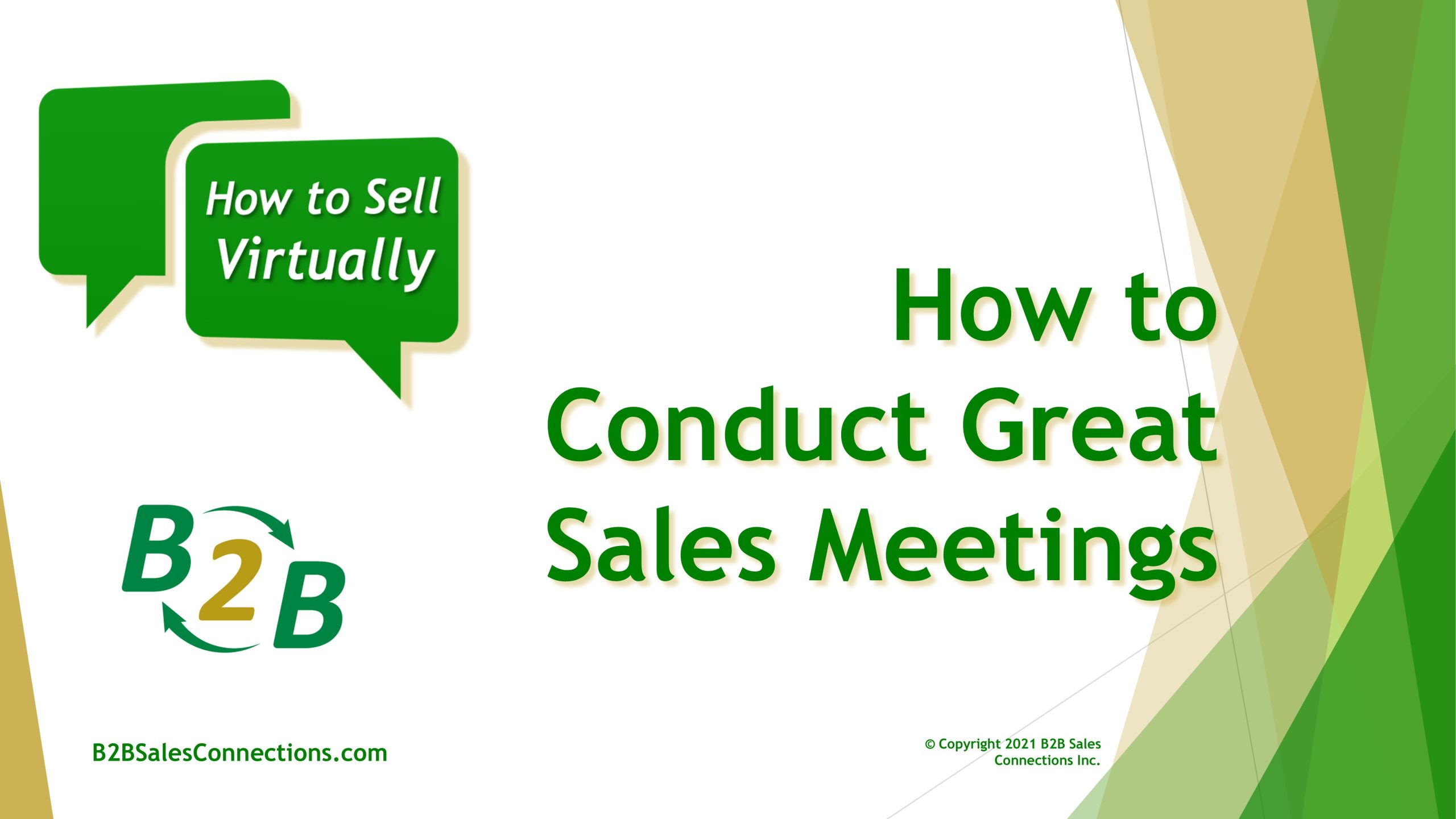 How to Conduct Great Sales Meetings