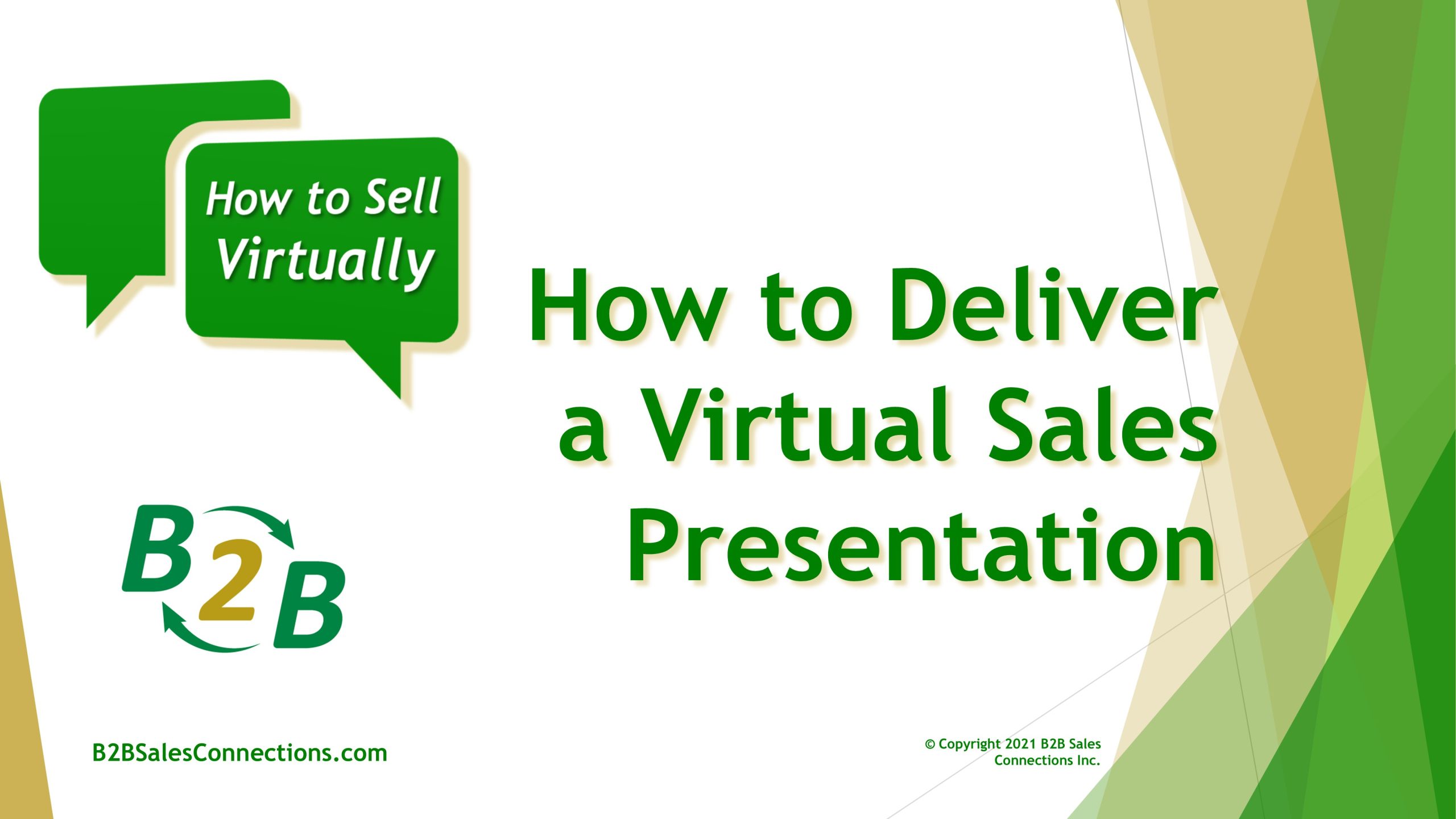 How to Deliver a Virtual Sales Presentation